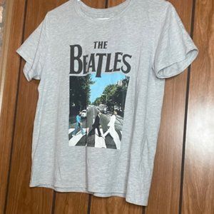 grey beetles tee shirt size youth medium